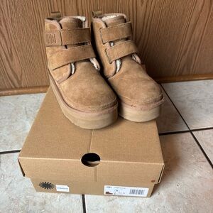 UGG Kids Tan Suede Boots